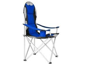 en aluminium portable bleu chaise pliante d/'extérieur pouvant supporter jusqu/'à 150 kg pliable chaise de camping légère Chaise de camping avec sac de transport
